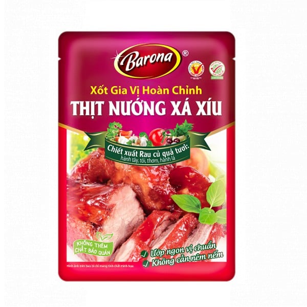 Gia Vị Thịt Nướng Xá Xíu Barona 80G