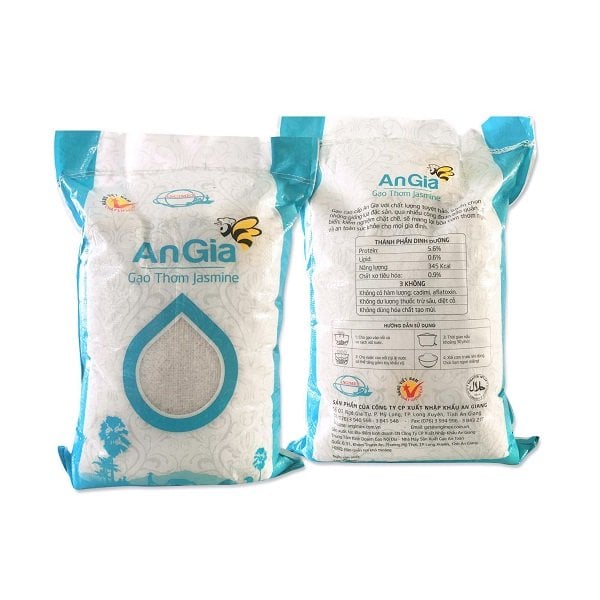 Gạo Thơm Jasmine Angia 10Kg