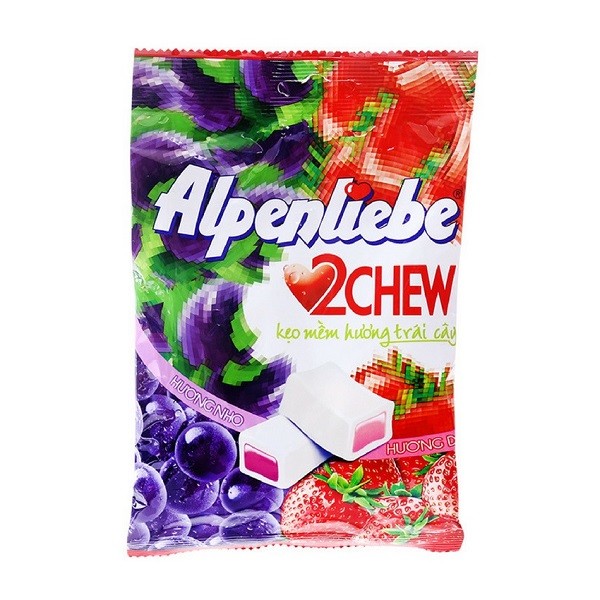 Kẹo Mềm Alpenliebe 2 Chew Gói 25 Viên