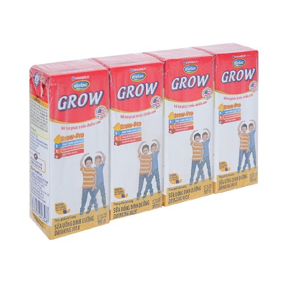 Sữa Uống Dinh Dưỡng Dielac Grow 180Mlx4