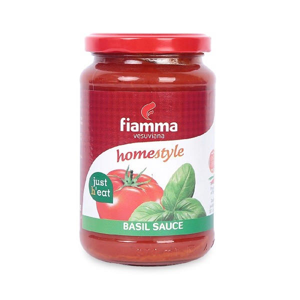 Sốt Mì Ý Lá Basil Fiamma 350G