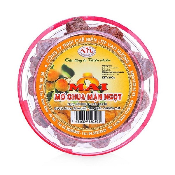 Mơ Chua Mặn Ngọt Vạn Hương 200G