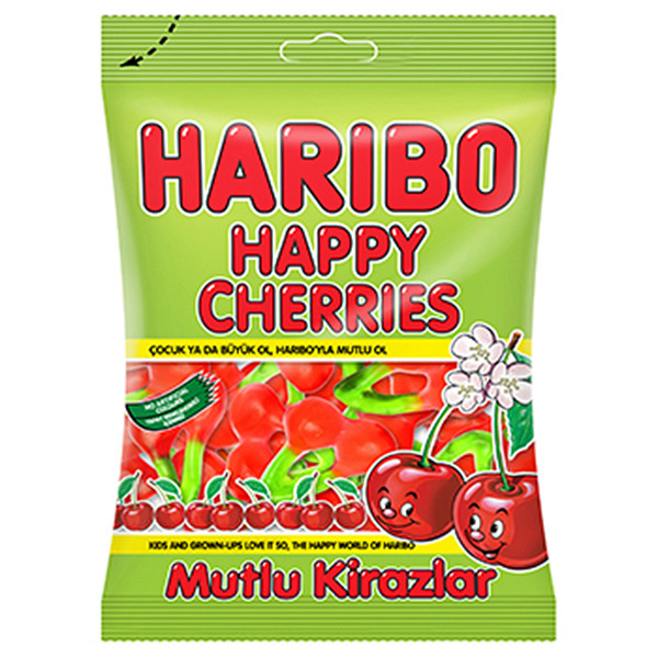 Kẹo Dẻo Haribo Happy Cherries 80G