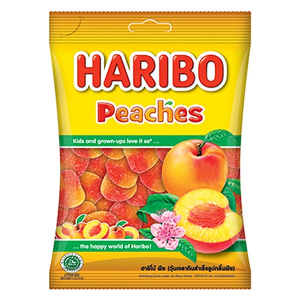 Kẹo Dẻo Haribo Peaches 80G