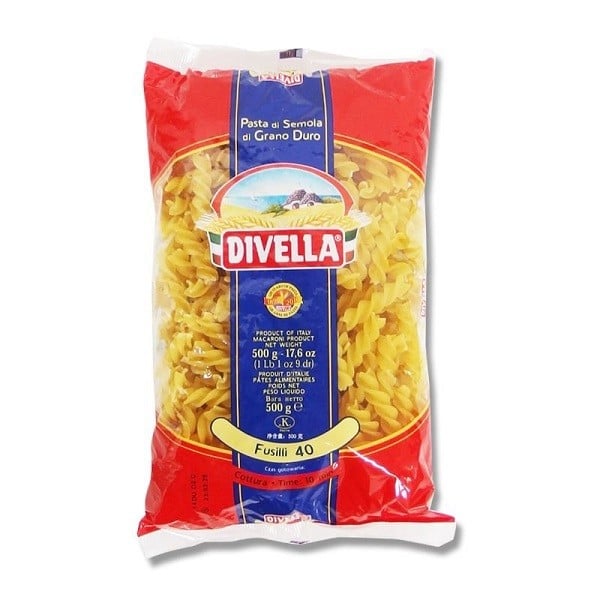 Mỳ Xoắn Ý Divella Fusilli Số 40