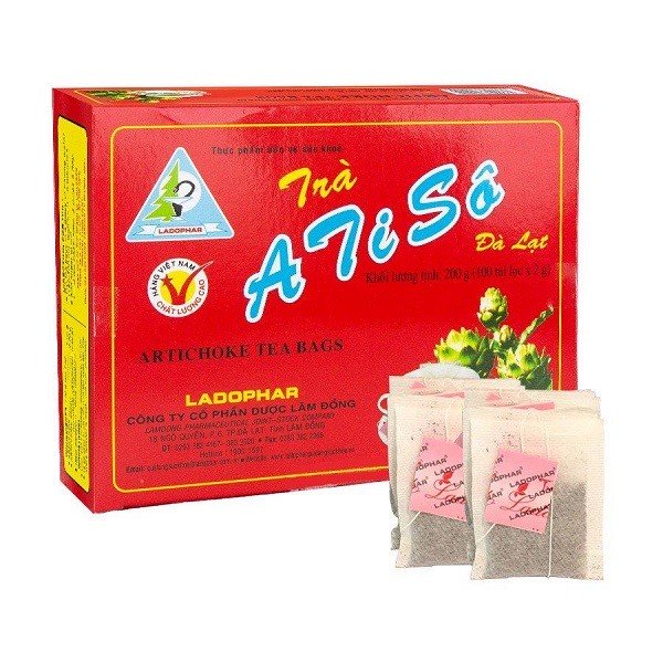 Trà Actiso Túi Lọc C50 Ladophar Hộp 100