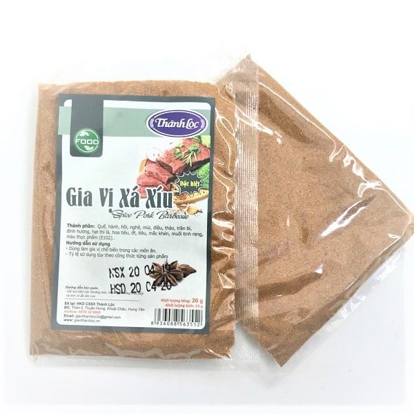 Bột Gia Vị Xá Xíu Thành Lộc C200 20G