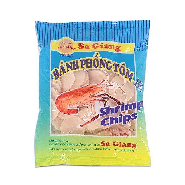 Phồng Tôm Sa Giang 15% C150 100G