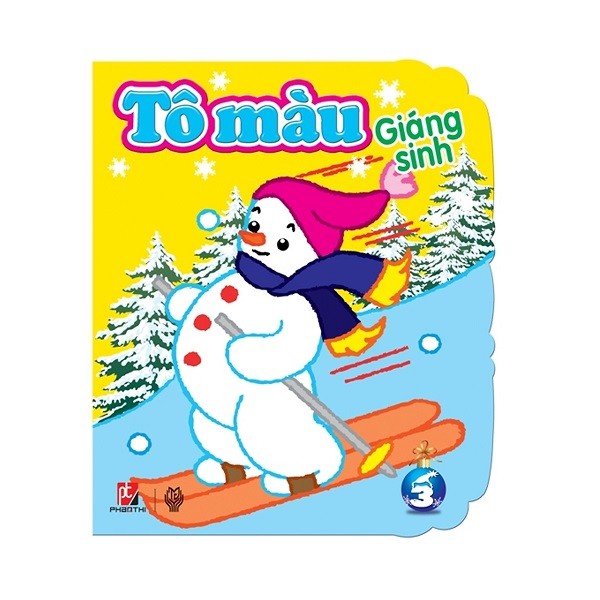 Tô Màu Đón Giáng Sinh 03 - Người Tuyết Tinh Nghịch