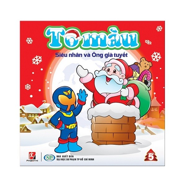 Tô Màu Siêu Nhân Và Ông Già Tuyết 05