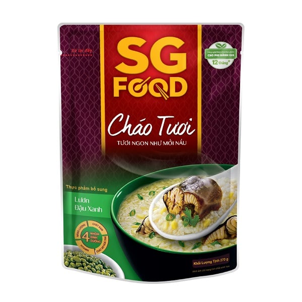 Cháo Tươi Sài Gòn Food Lươn Đậu Xanh 270G
