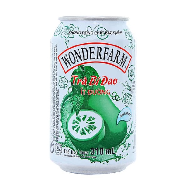 Trà Bí Đao Wonderfarm Ít Đường 310Ml