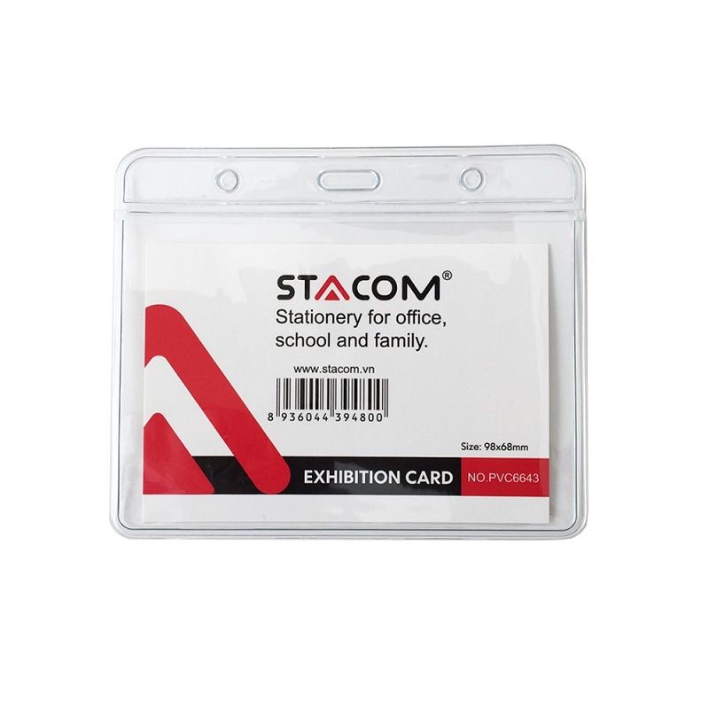 Bảng Tên Nhựa PVC Stacom (Ngang) PVC6643