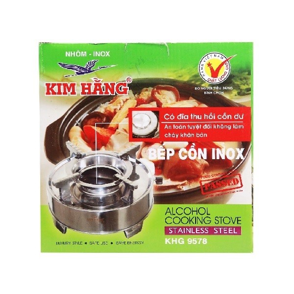 Bếp Cồn Inox Kim Hằng Khg9578