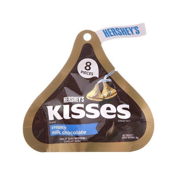 Kẹo Socola Hershey's Kisses Kem Sữa 36G