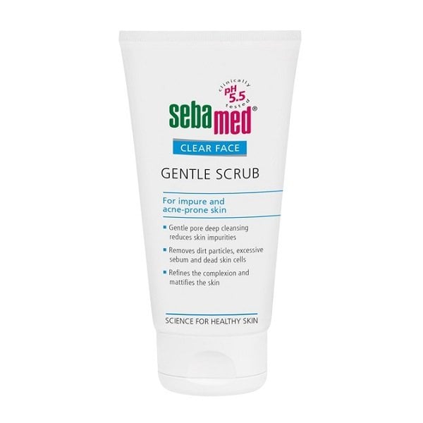 Kem Tẩy Tế Bào Chết Sebamed Clear Face Gentle Scrub Ph5.5 150Ml