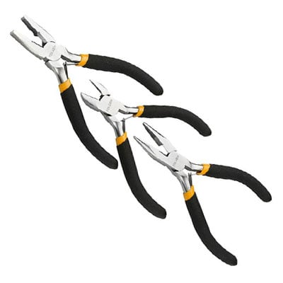 Bộ 3 Cây Kềm Điện, Cắt, Nhọn 4.5 Inch Tolsen 10038
