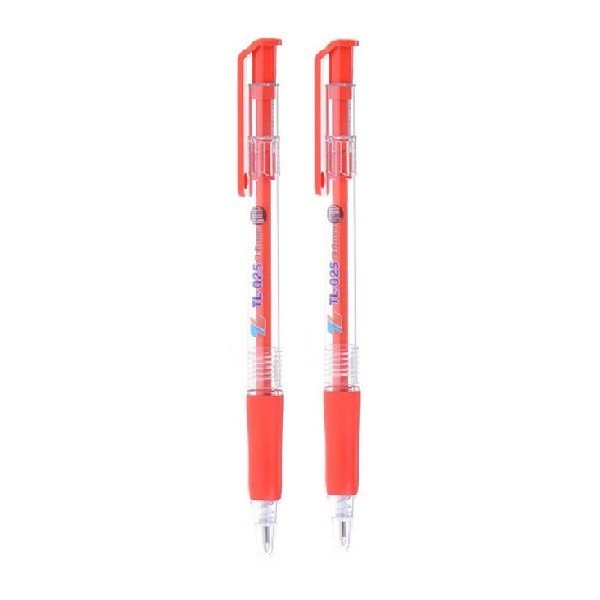 Vỉ 2 Bút Bi Màu Đỏ Thiên Long Tl025