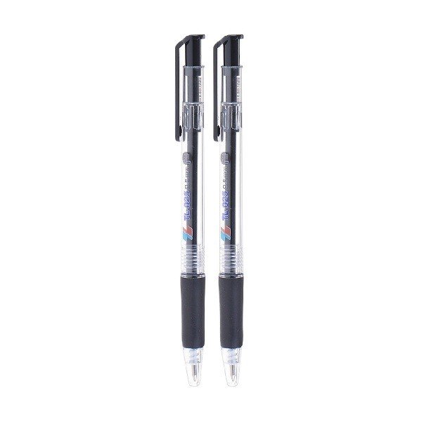 Vỉ 2 Bút Bi Màu Đen Thiên Long Tl025