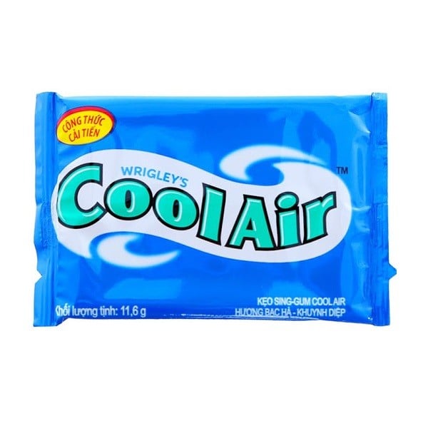 Kẹo Cao Su Cool Air Hương Bạc Hà Khuynh Diệp Vỉ 11, 6G
