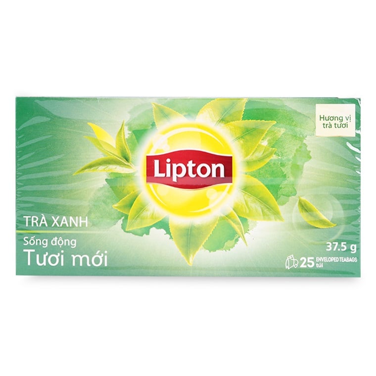 Trà Xanh Lipton Sống Động Tươi Mới 25*1.5G