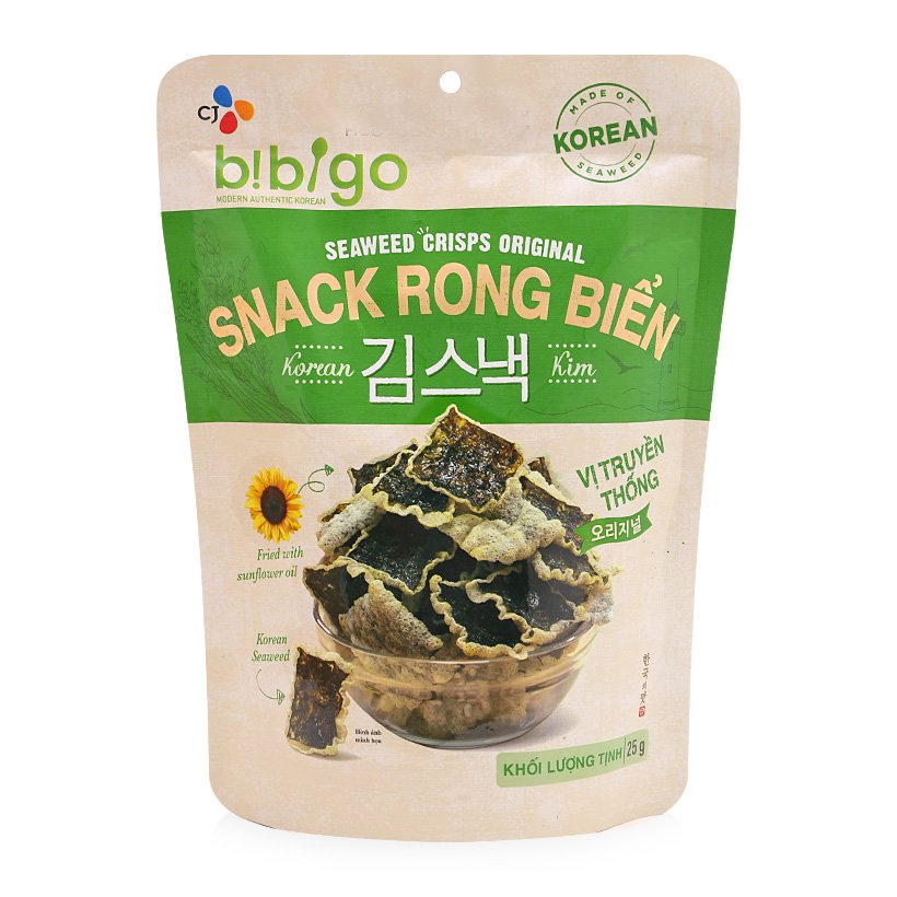 Snack Rong Biển Bibigo Vị Truyền Thống 25G