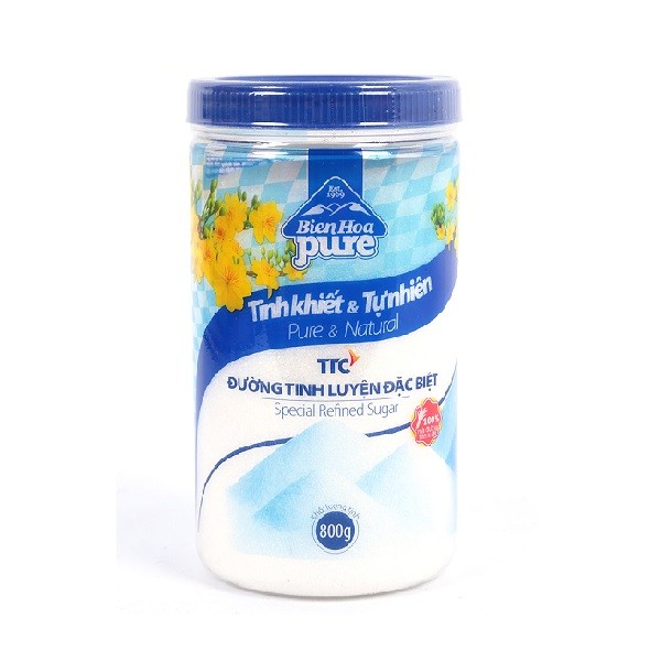 Đường Tinh Luyện Hũ Biên Hòa 800G
