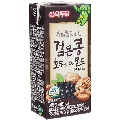 Sữa Đậu Đen Óc Chó Hạnh Nhân Sahmyook 190Ml