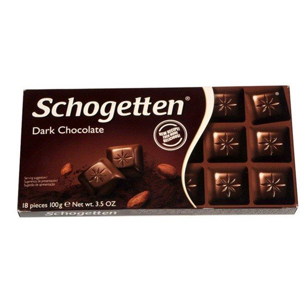 Kẹo Socola Schogetten Dark 100G