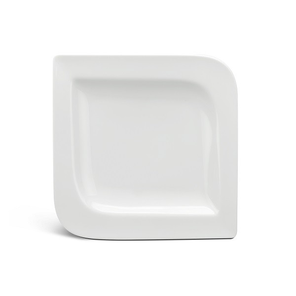 Dĩa Vuông 25.5 Cm – Anh Vũ Lys Trắng Ngà