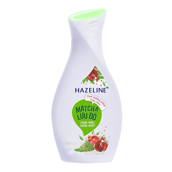 Sữa Dưỡng Thể Hazeline Dưỡng Trắng Da Matcha Lựu Đỏ 140Ml