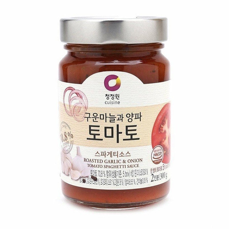 Sốt Mì Spaghetti Miwon Vị Cà Chua Hành Tỏi Nướng 300G