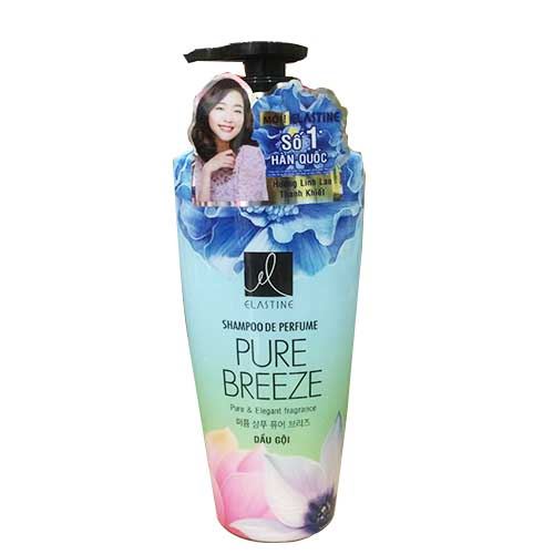Dầu Gội Nước Hoa Elastine Pure Breeze 600Ml