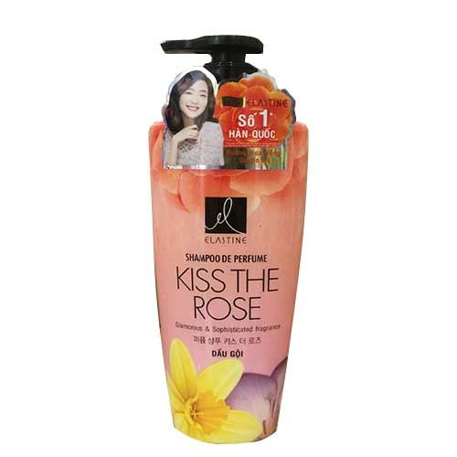 Dầu Gội Nước Hoa Elastine Kiss The Rose 600Ml
