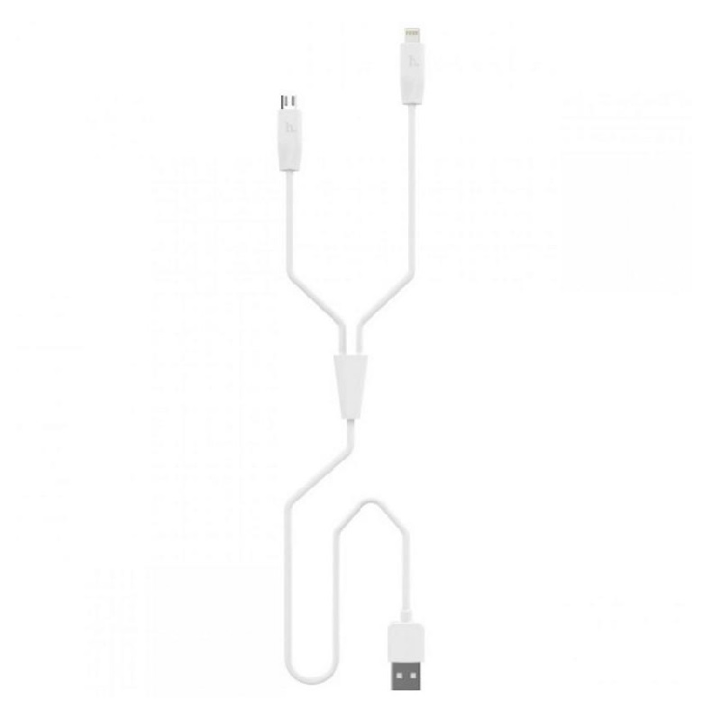 Cáp Sạc 2 Đầu Lightning - Micro X1 1M (Giao Màu Ngẫu Nhiên)