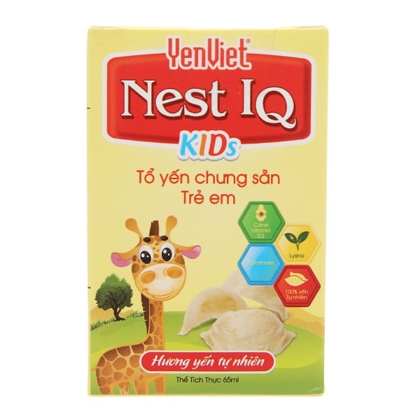Tổ Yến Chưng Sẳn Trẻ Em Hương Yến Tự Nhiên 65Ml