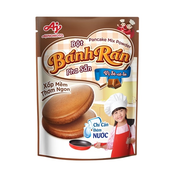 Bột Bánh Rán Pha Sẵn Ajinomoto Vị Socola - Gói 200G