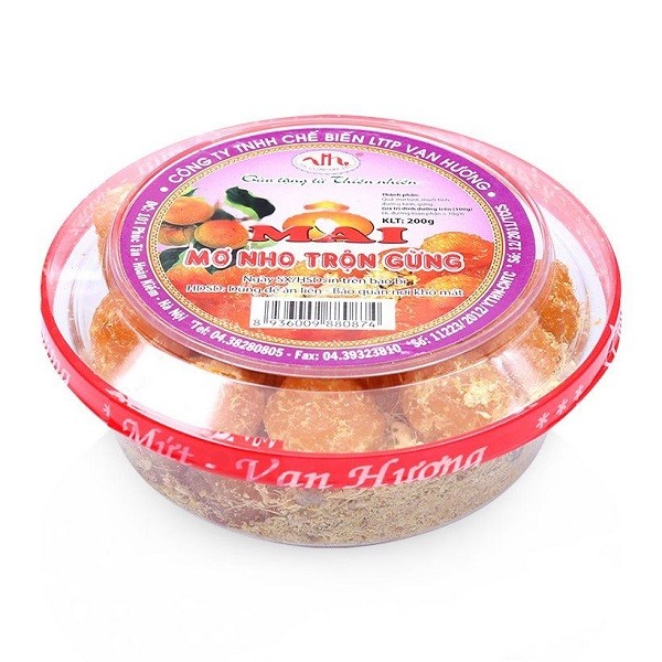 Mơ Nho Trộn Gừng Vạn Hương 200G