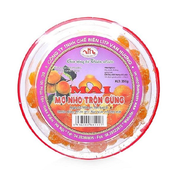Mơ Nho Trộn Gừng Vạn Hương 350G