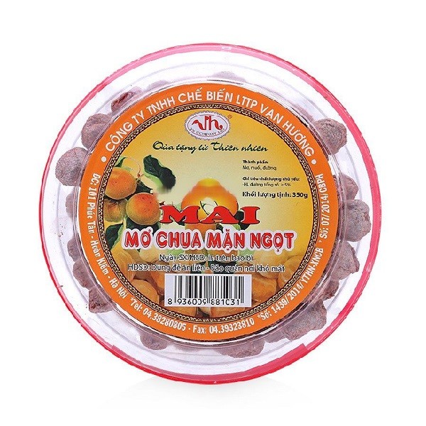Mơ Chua Mặn Ngọt Vạn Hương 350G