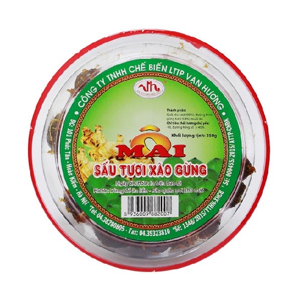Sấu Tươi Xào Gừng Vạn Hương 350G