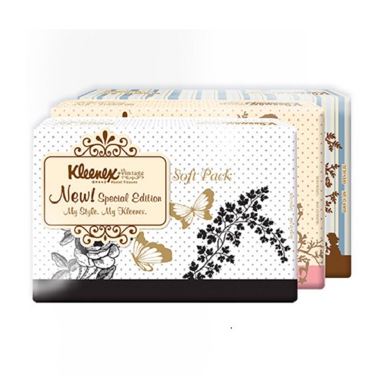 Lốc 3 Khăn Giấy Bỏ Túi Kleenex 50 Tờ 2 Lớp