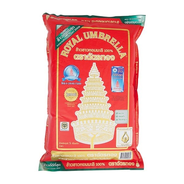 Gạo Lài Thơm Thái Lan Royal Umbrella 5Kg