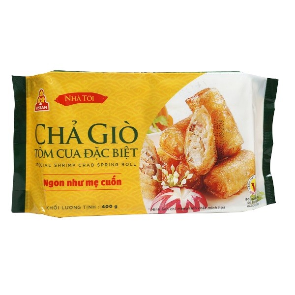 Chả Giò Tôm Cua Đặc Biệt Vissan Gói 400G