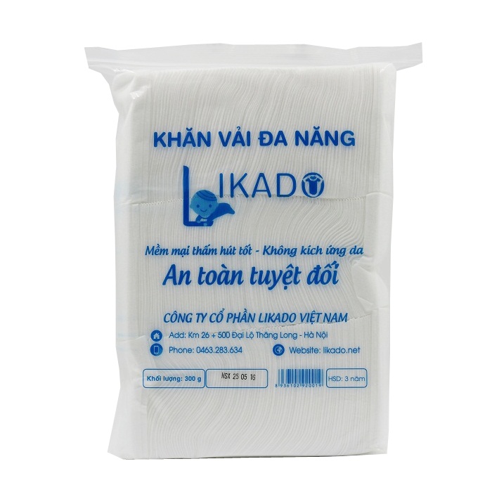 Khăn Vải Khô Đa Năng Likado 300G - 270 Tờ