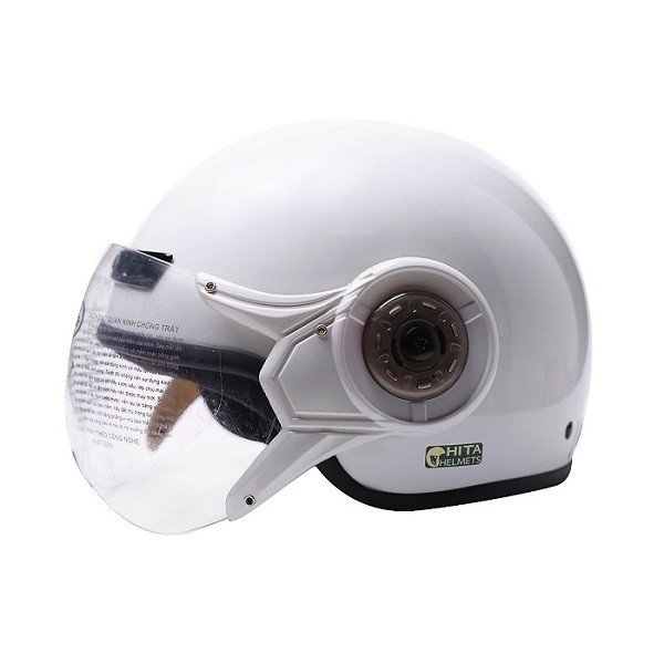 Mũ Bảo Hiểm Nửa Đầu Chita Ct28 Có Kính (Giao Màu Ngẫu Nhiên)