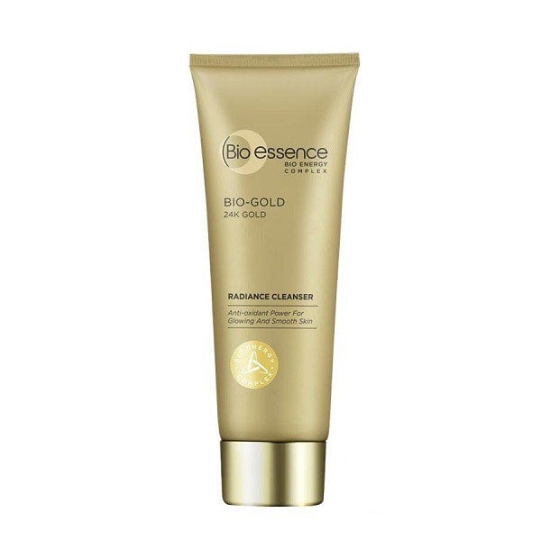 Sữa Rửa Mặt Ngăn Ngừa Lão Hóa Chiết Xuất Vàng 24K Bio - Essence Bio - Gold Radiance Cleanser 100G