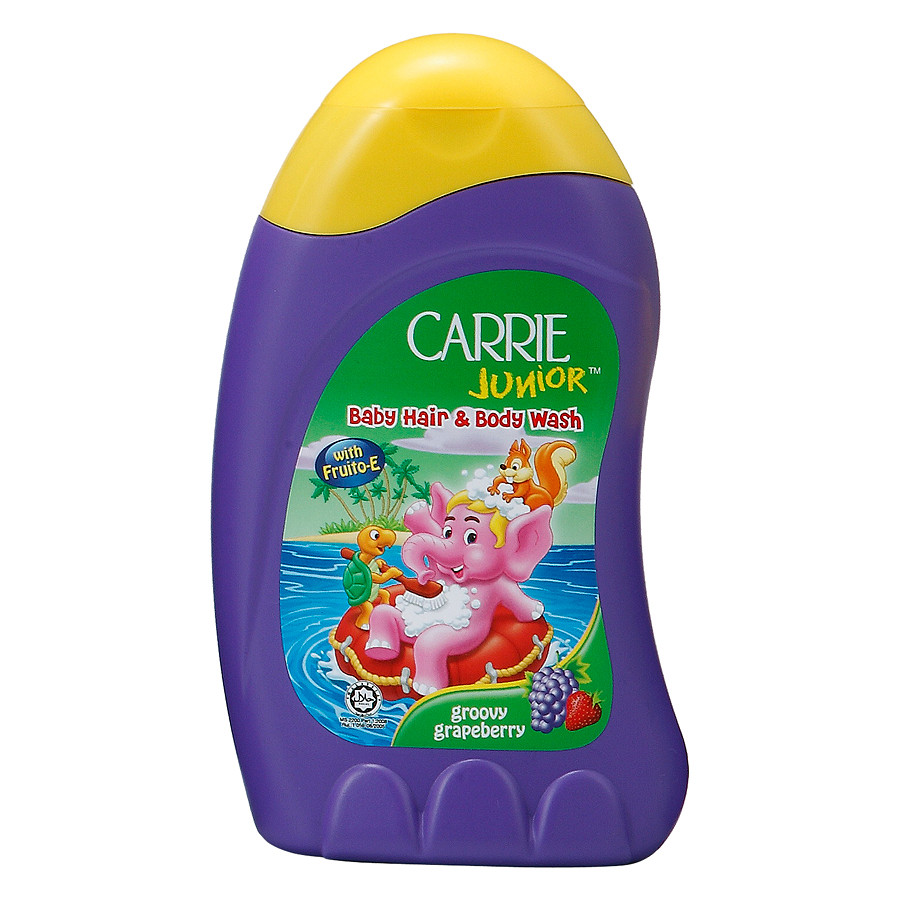 Sữa Tắm Gội Toàn Thân Carrie Junior Grapeberry 280G