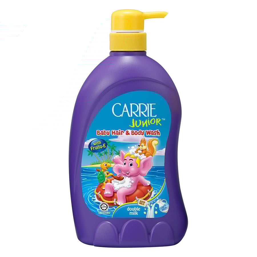 Tắm Gội Toàn Thân Carrie Junior Double Milk 700G