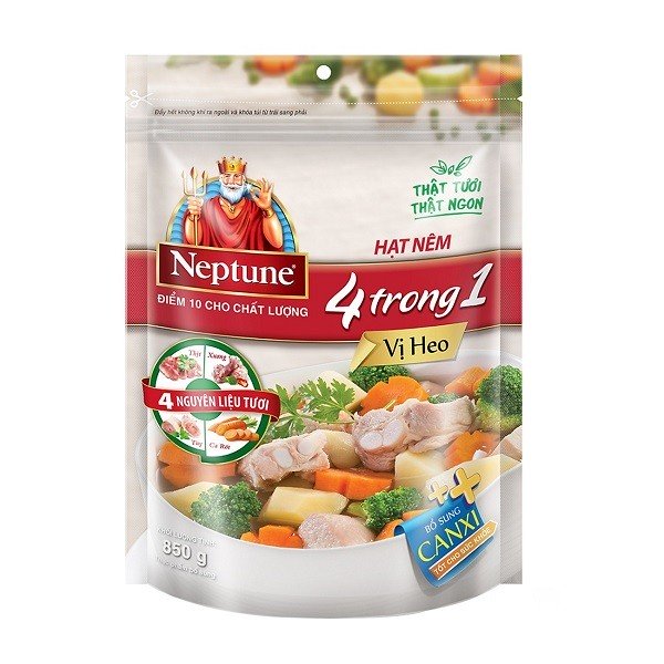 Hạt Nêm 4 Trong 1 Neptune Vị Heo 850G